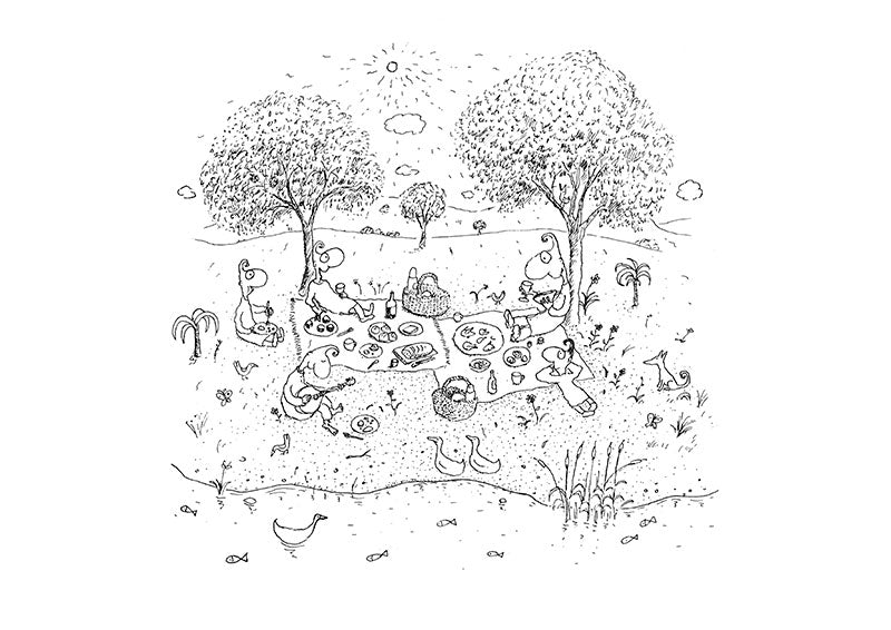 Picnic at Curly Flat